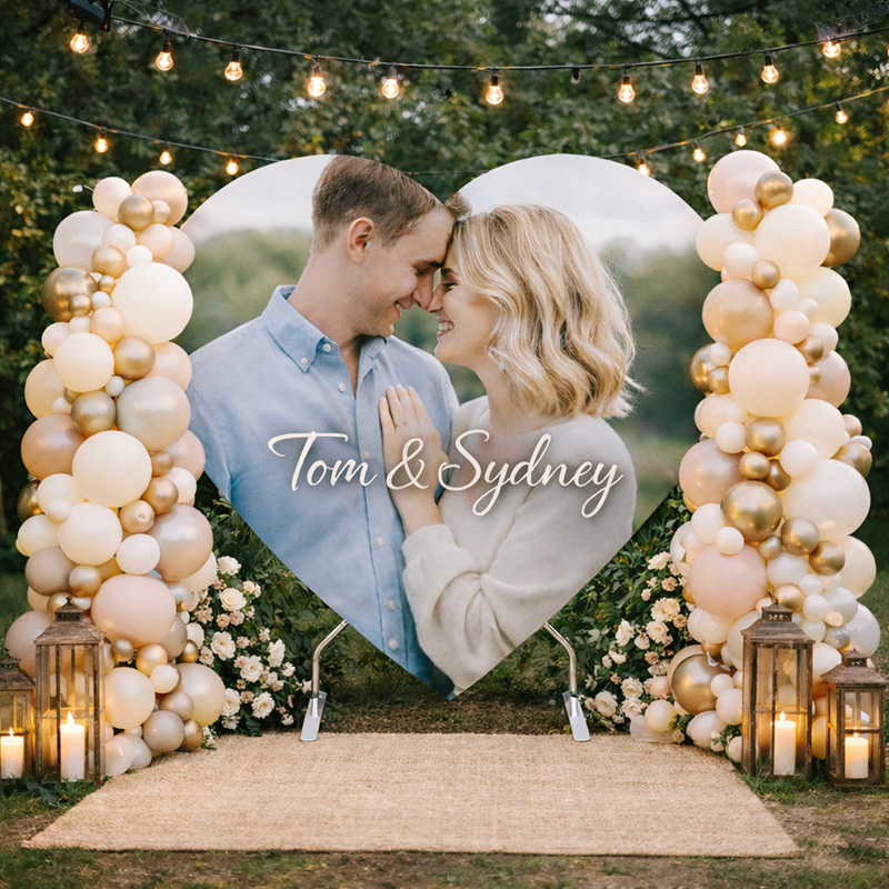 Heart Shaped Backdrop