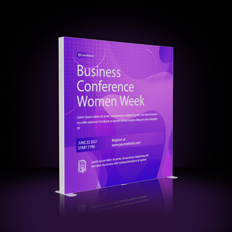 6.6 X 6.6ft SEG Light Box