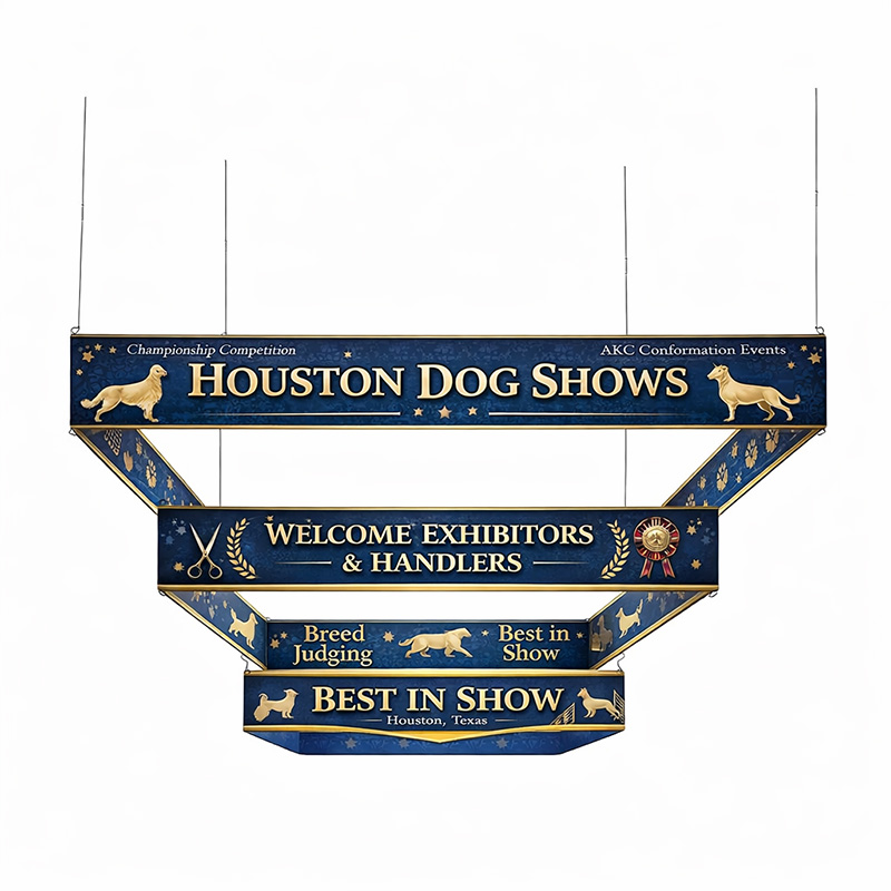 Tiered Square Hanging Sign