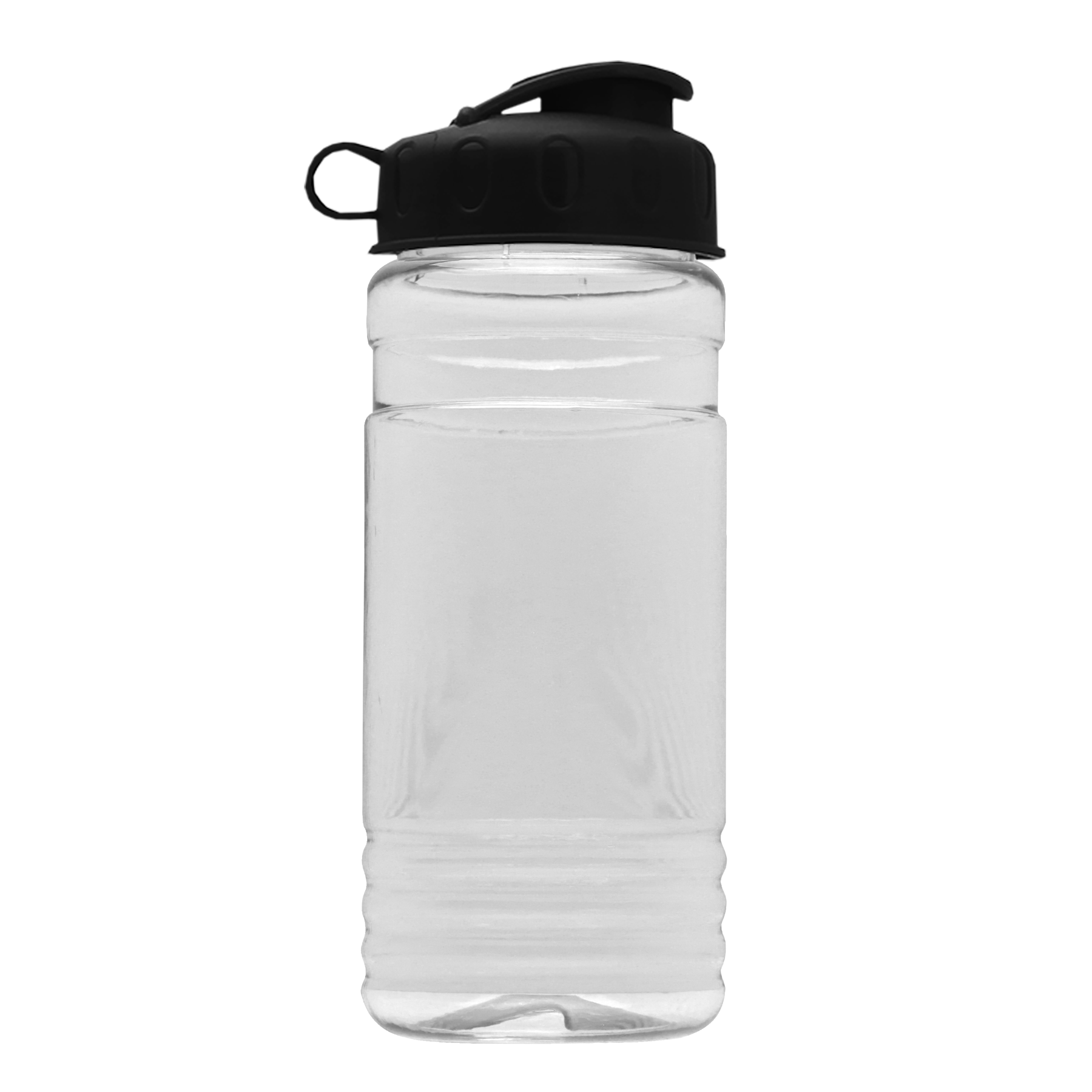 20 Oz. Clear Sports Bottle With Flip Top