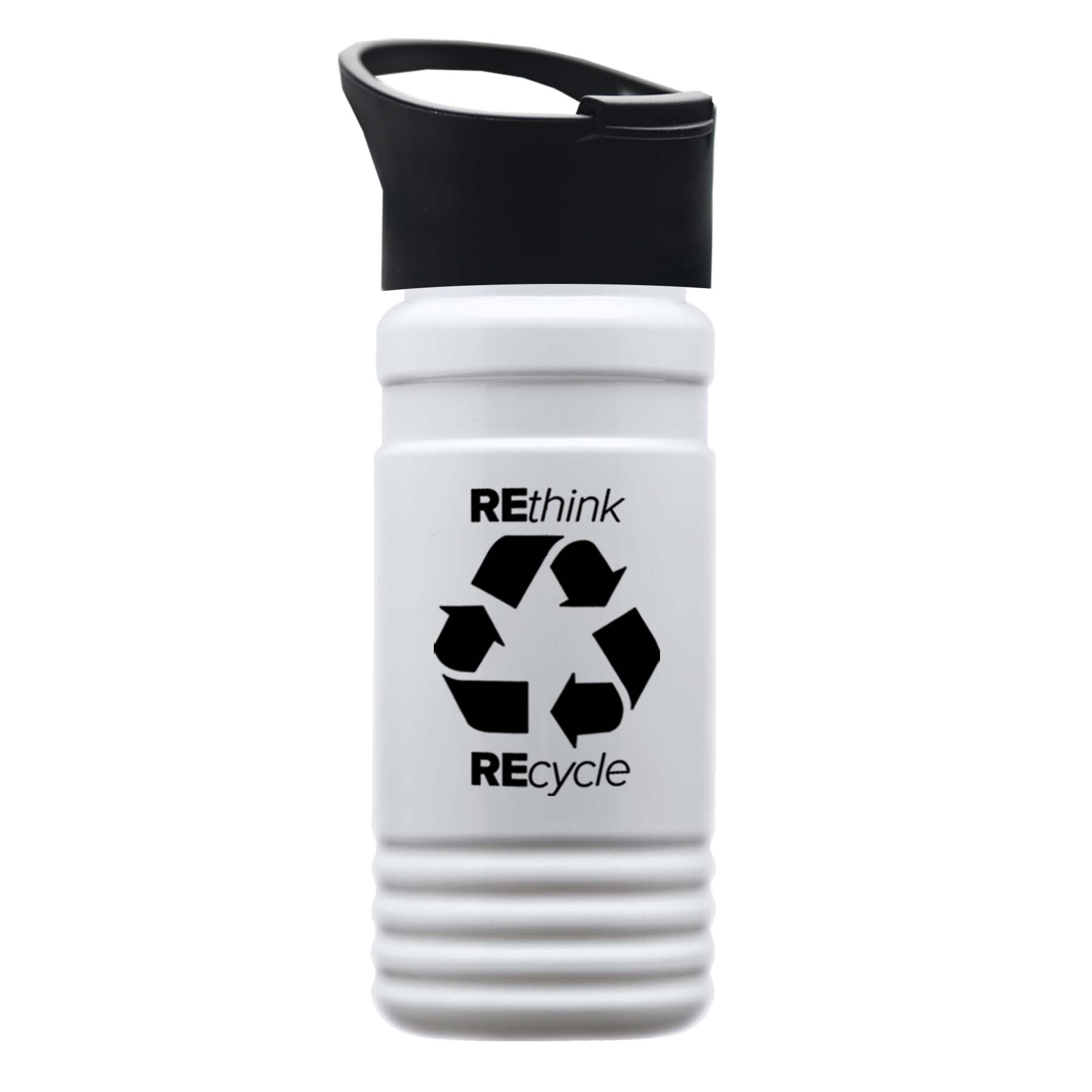 20 Oz. UpCycle RPET Bottle With Pop Up Sip