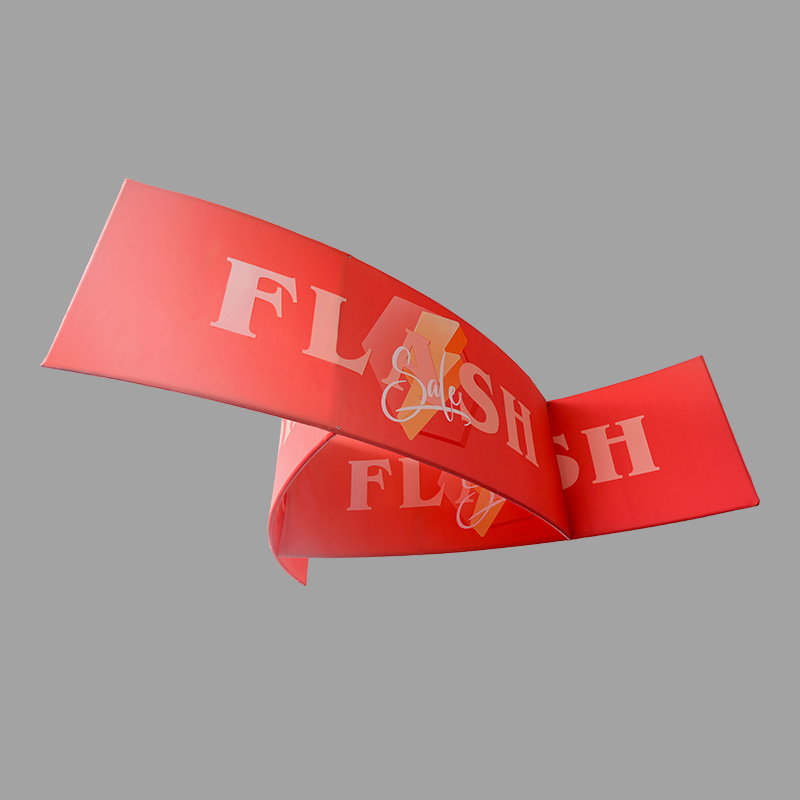 Three-Sided Pinwheel Shaped Hanging Sign