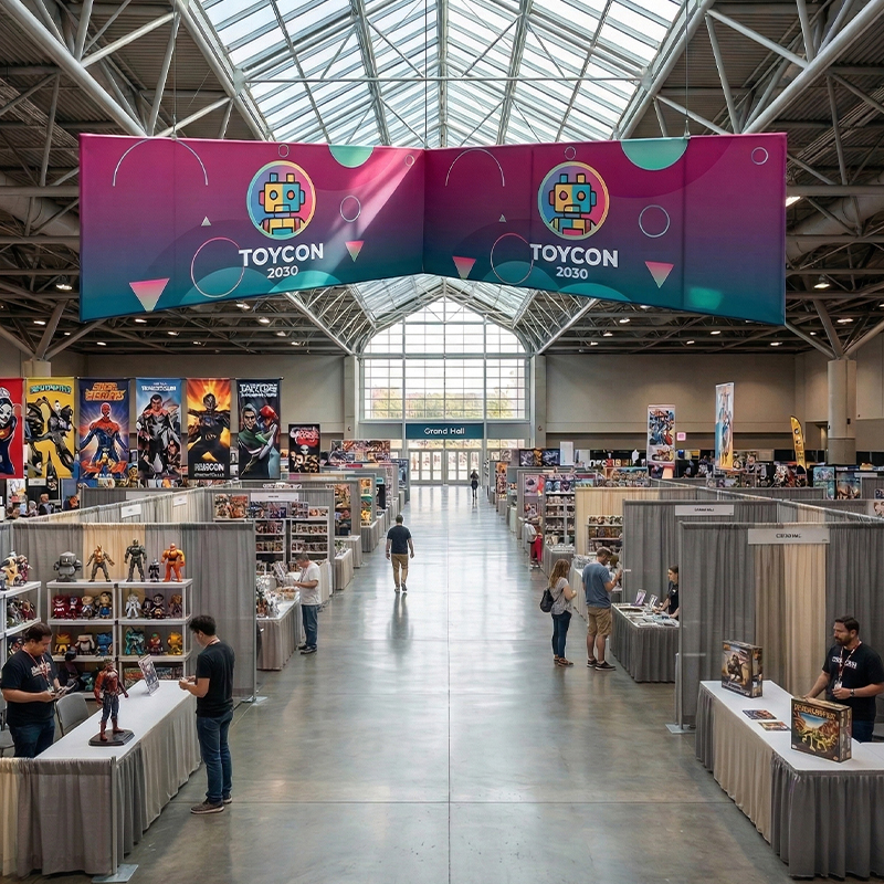 L Shaped Hanging Sign (Square Corners)