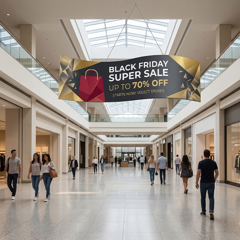 S-Curve Hanging Sign