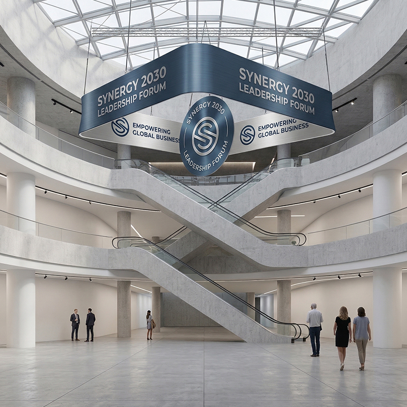 Vertical Disc Hanging Sign