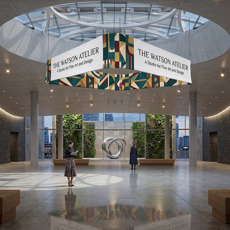 Square Hanging Sign (Round Corners)