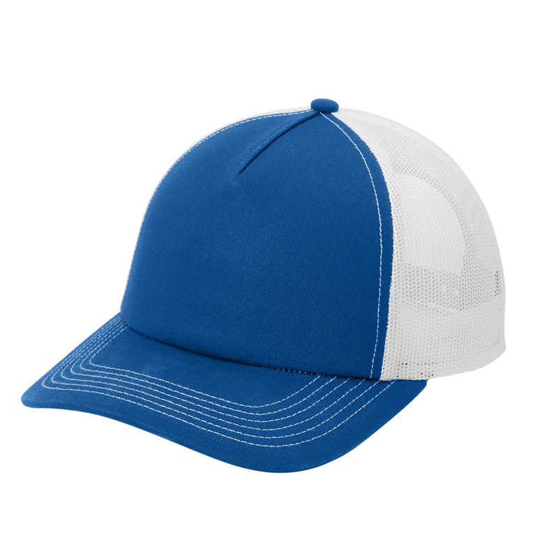 Port Authority Low-Profile Snapback 5-Panel Trucker Cap