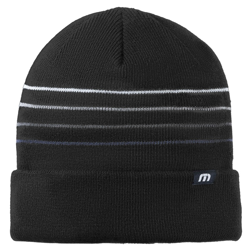 TravisMathew Striped Cuffed Beanie