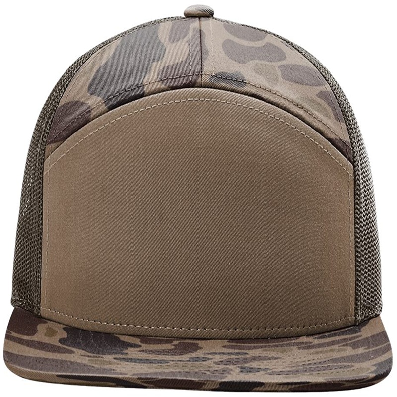 Richardson Printed Seven-Panel Trucker Cap - 168P