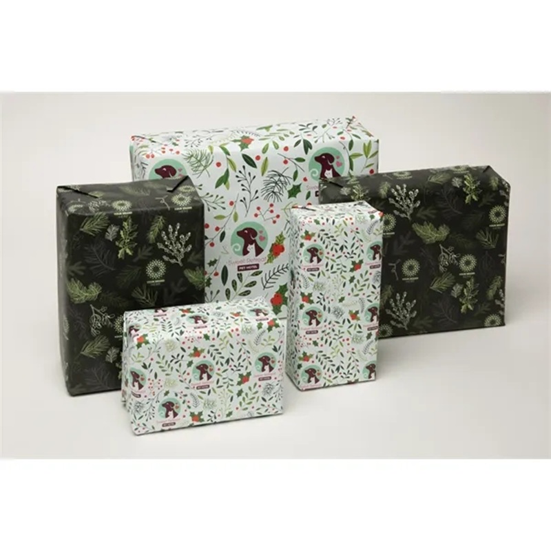 Full Color Custom White Wrapping Paper