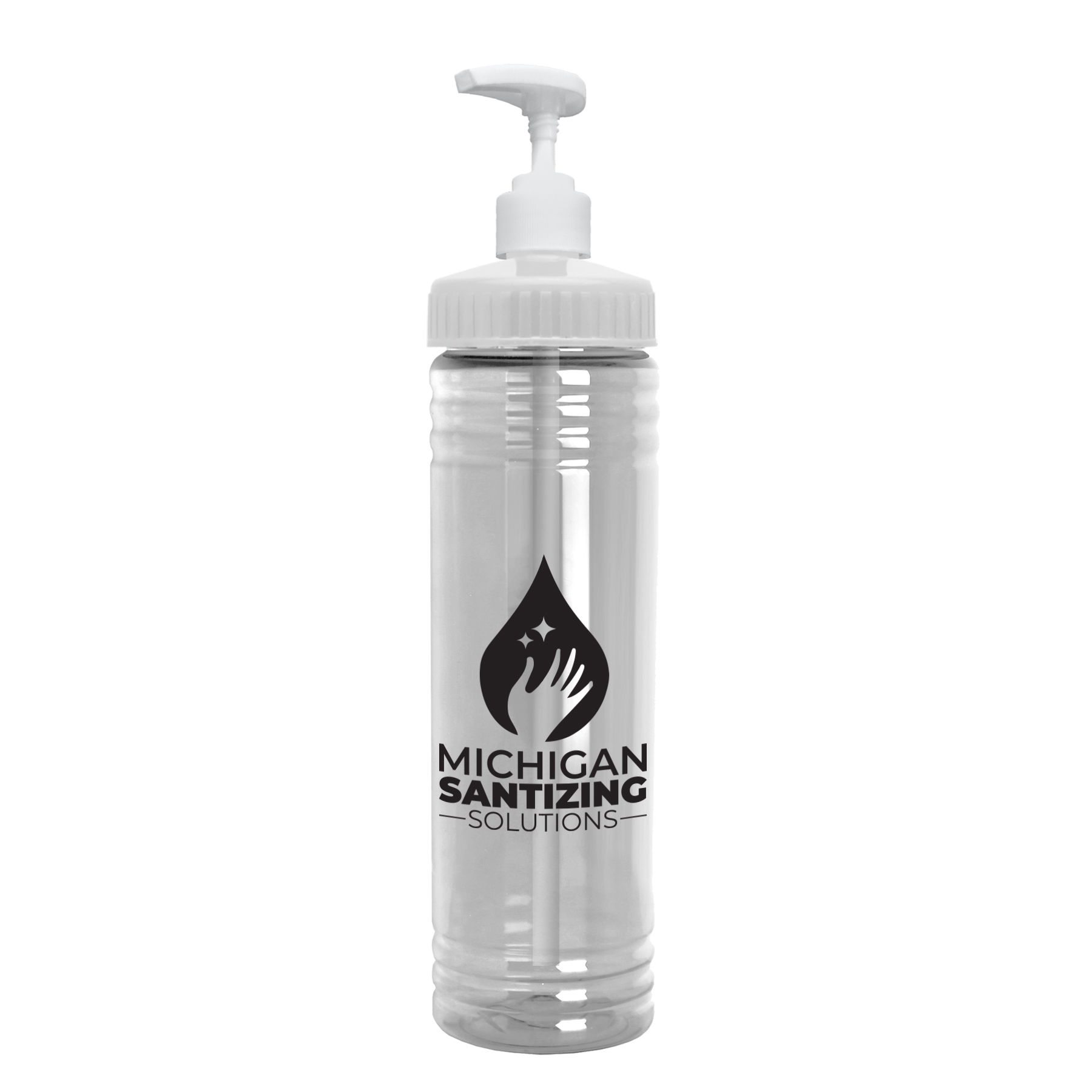 24 Oz. Transparent Pump Bottle