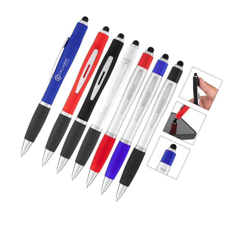 RABS SATIN STYLUS PEN WITH SPIN TOP