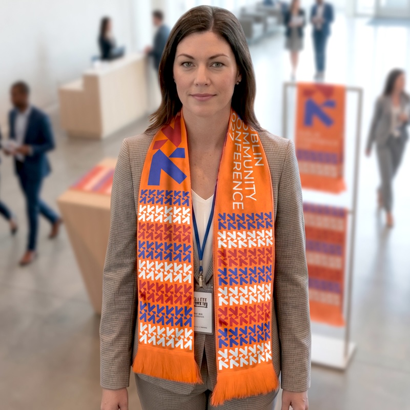 Custom Full Color Sublimated Scarf