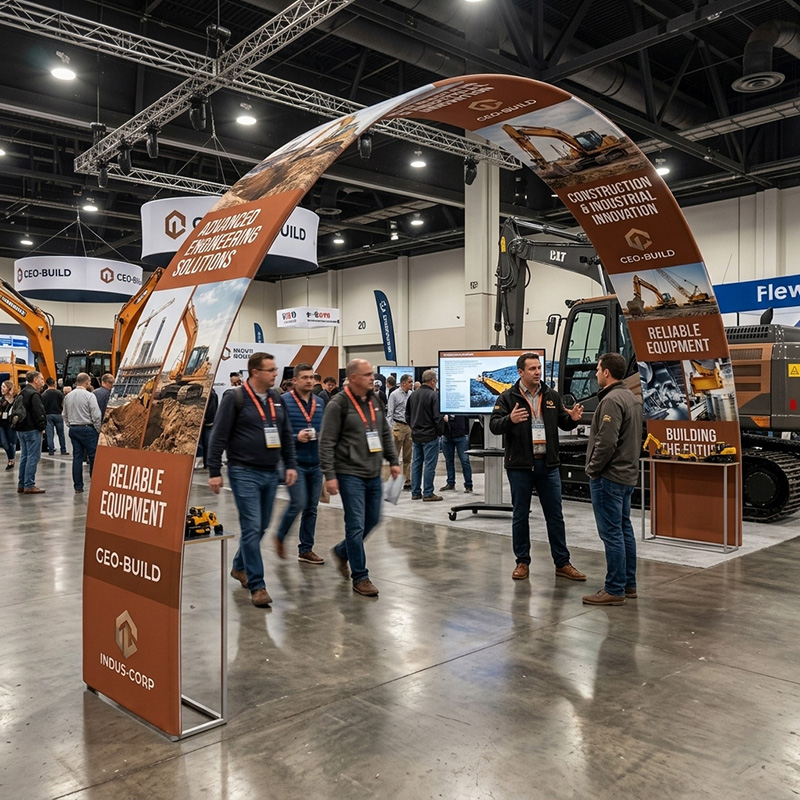 Round Arch Trade Show Booth