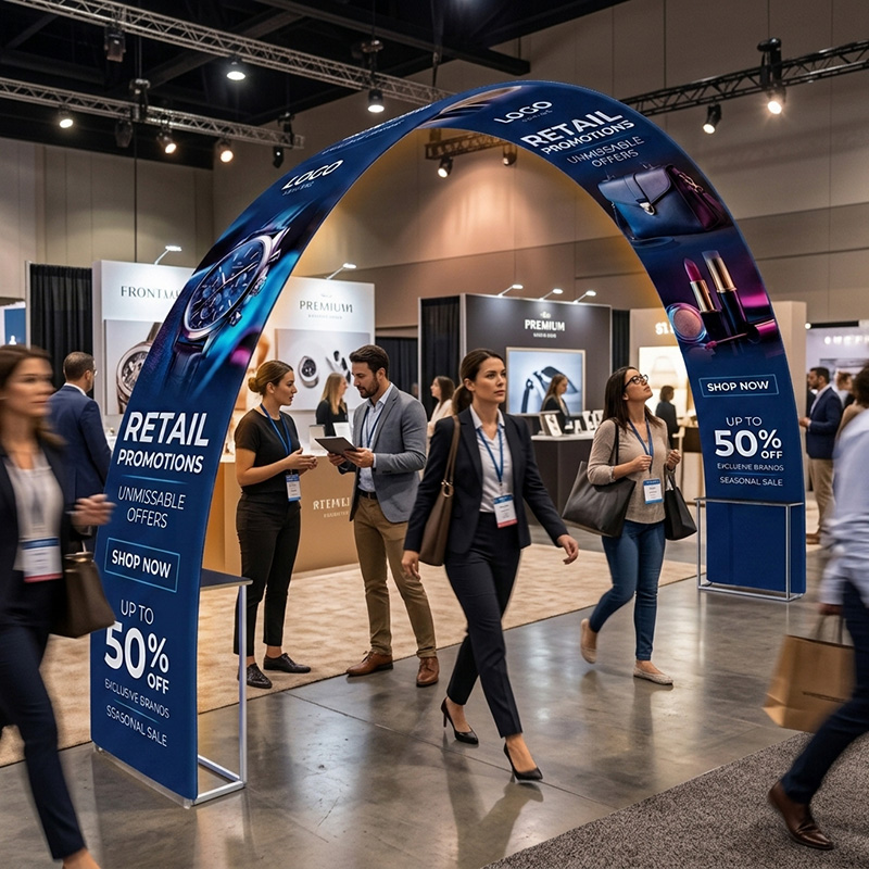 Round Arch Trade Show Booth