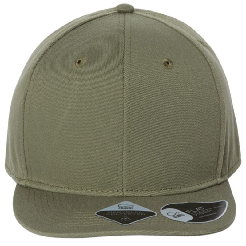 Atlantis Headwear Sustainable Flat Bill Cap - JAMES
