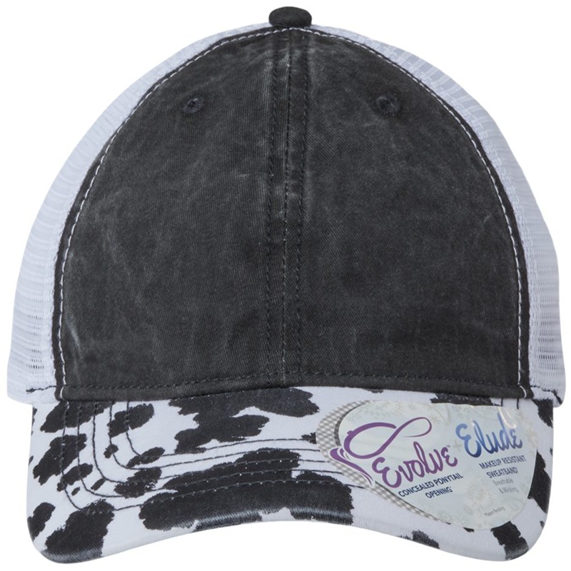 Infinity Her Women's Printed Bill With Mesh Back Cap - JANET