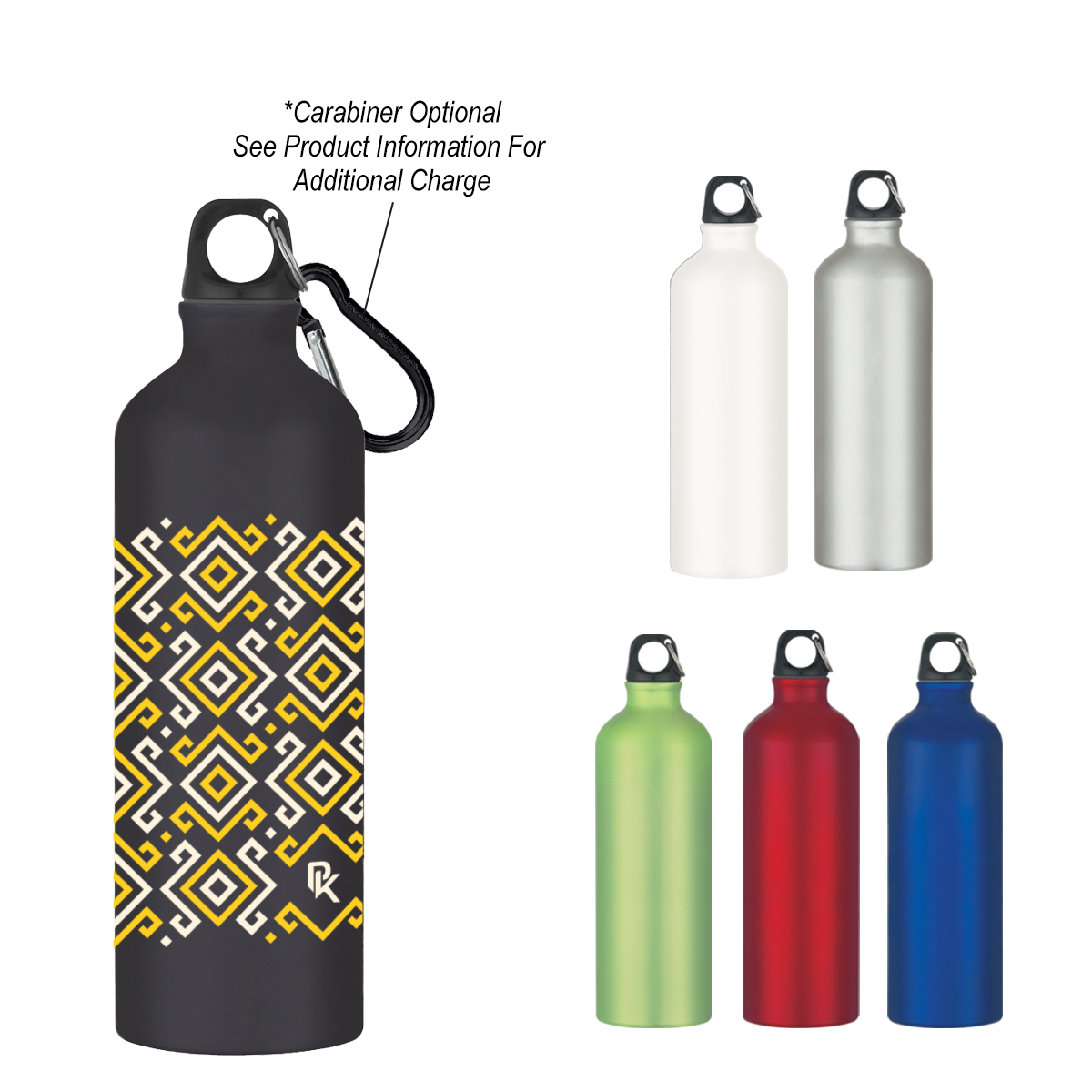 25 Oz. Full Color Aluminum Tundra Bike Bottle