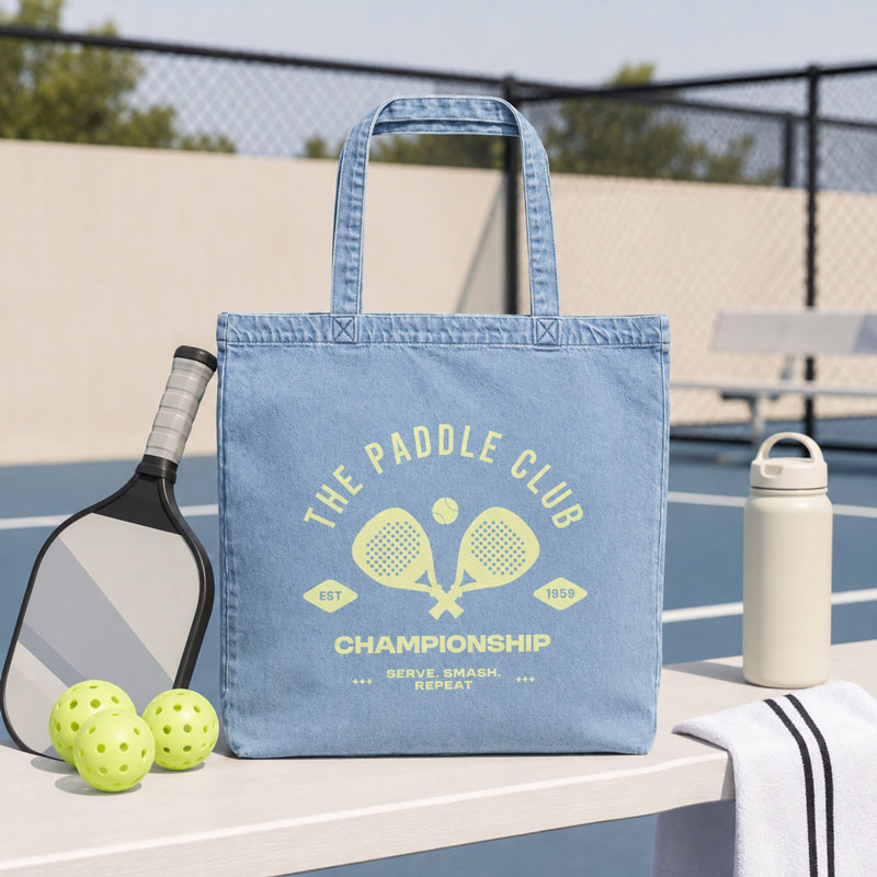 Custom Denim Cotton Tote Bags