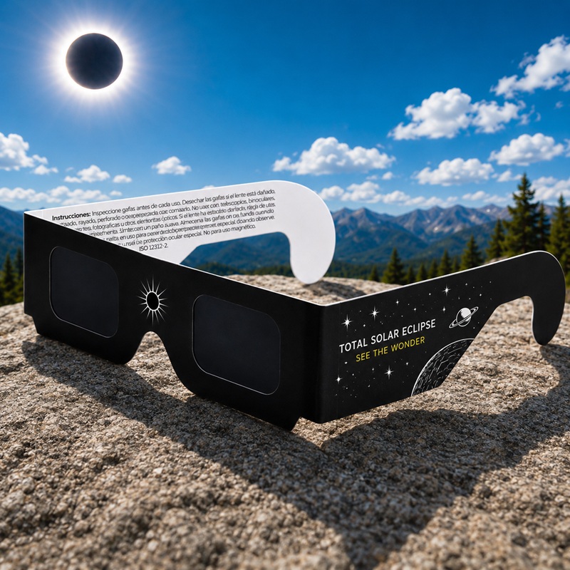 Paper Solar Eclipse Glasses
