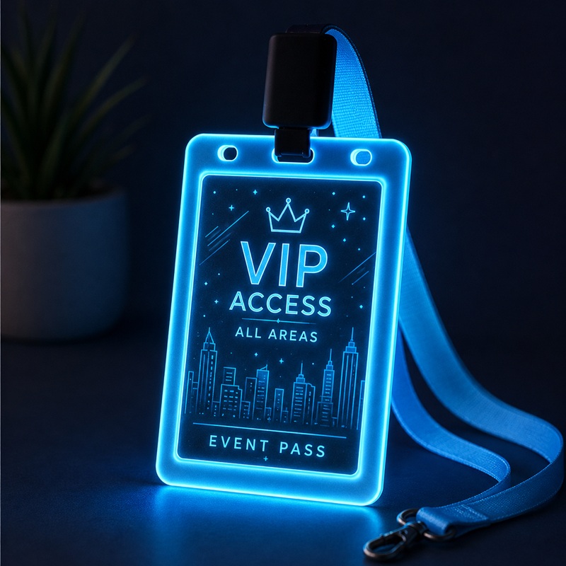 Glow Badge Holder
