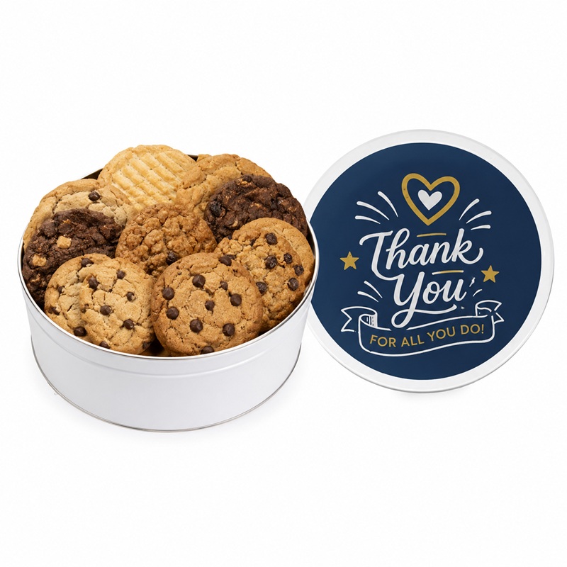 Fresh Beginnings Jewel Chip Cookie Tin (Large)