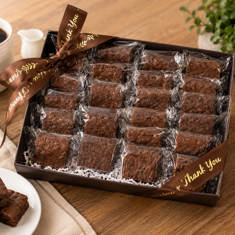 Fresh Beginnings Fudge Brownie Gift Tray
