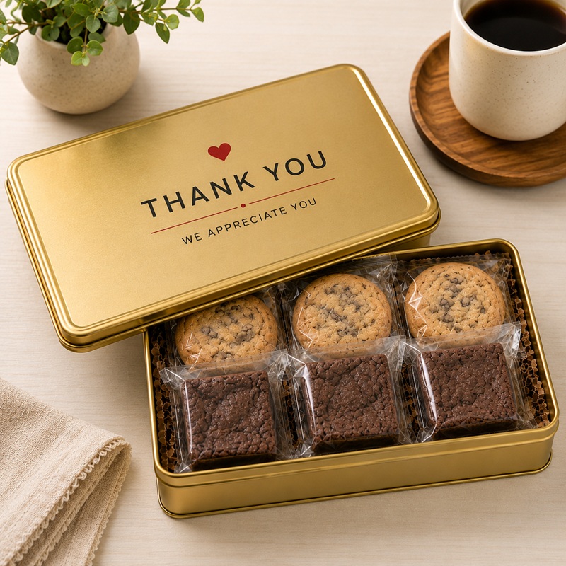 Fresh Beginnings Fudge Brownies & Chocolate Chip Cookies In Tin