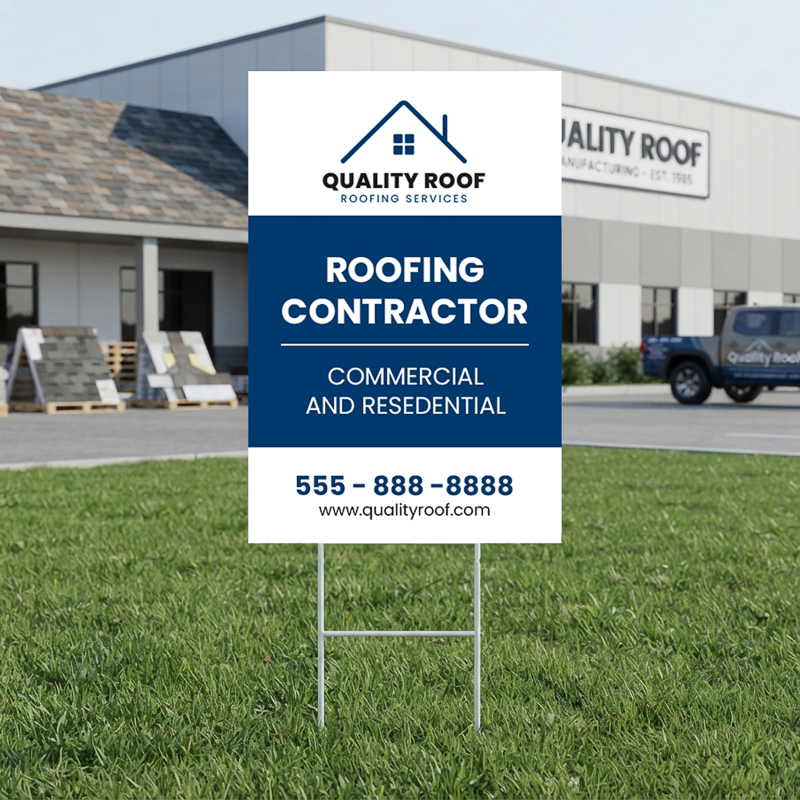 Custom 36" X 24" Vertical Yard Signs