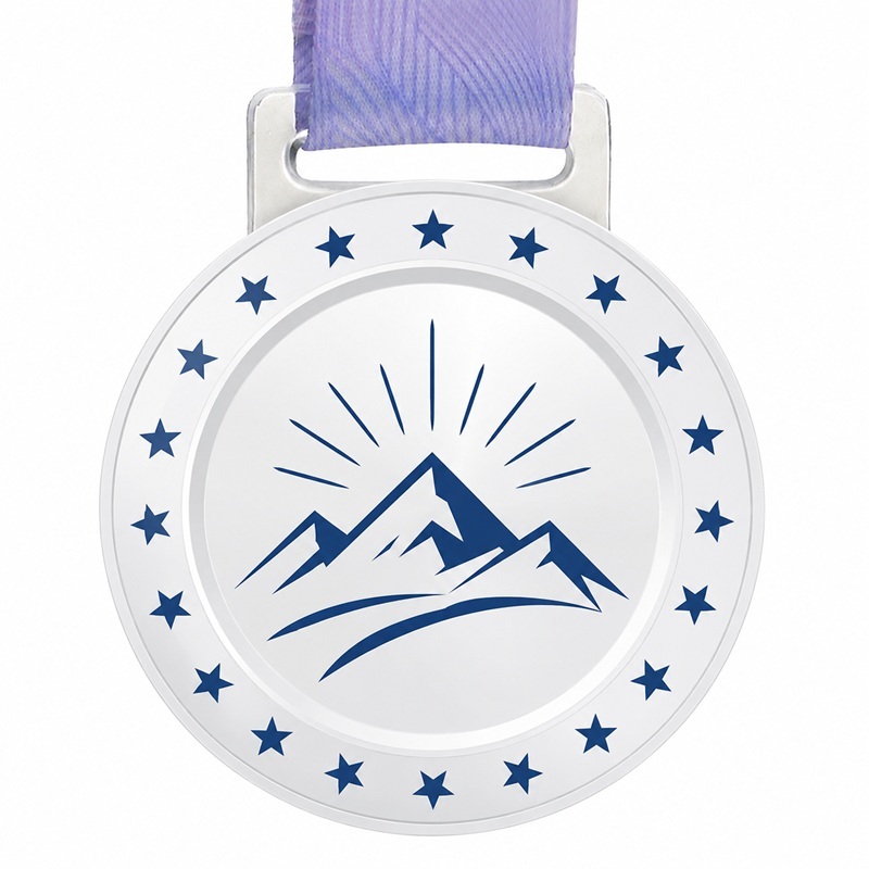 Round Glass Medal