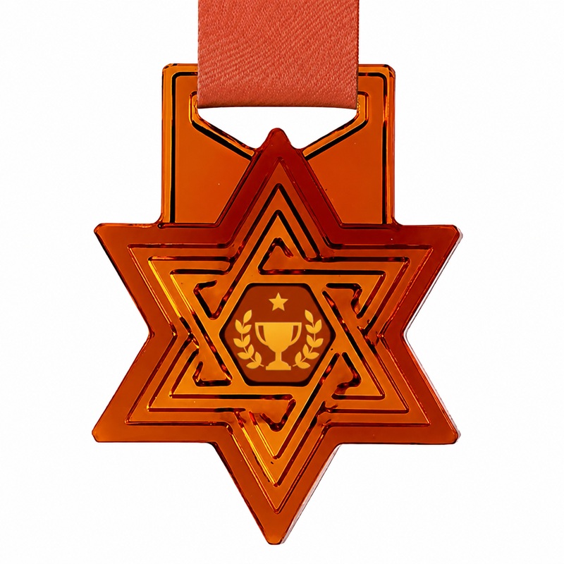 Star Glass Medal