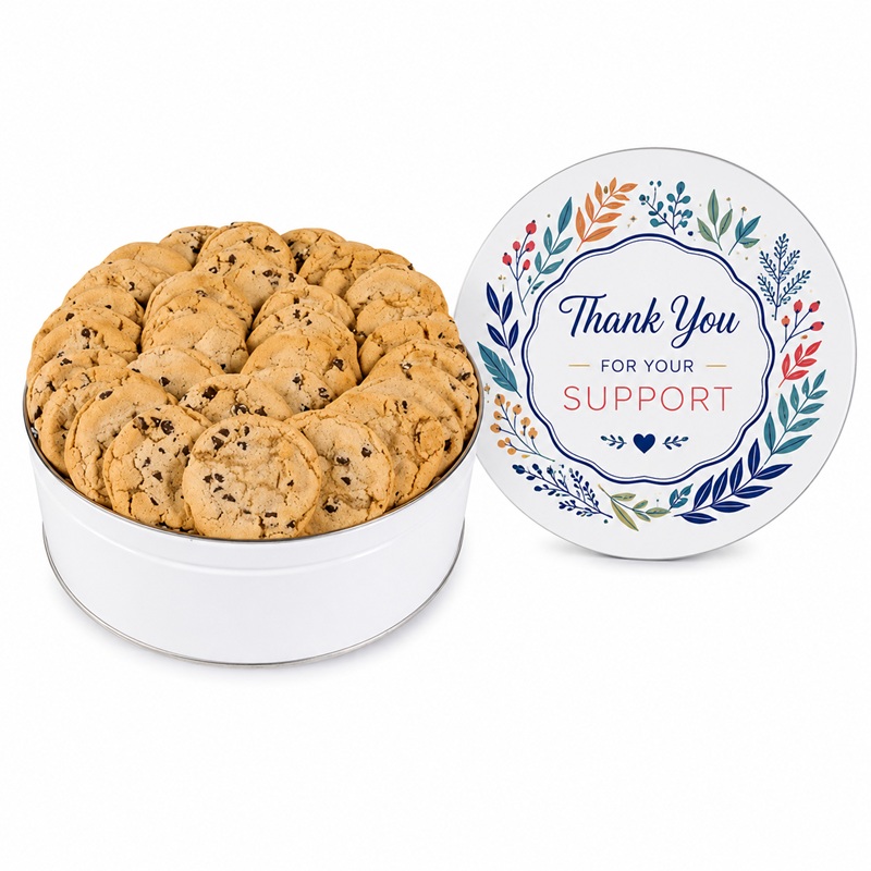 Fresh Beginnings Chocolate Chip Cookie Tin (Large)