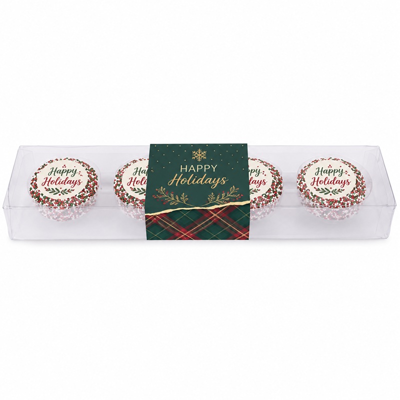 Custom Dipped Sandwich Cookies - 4pc