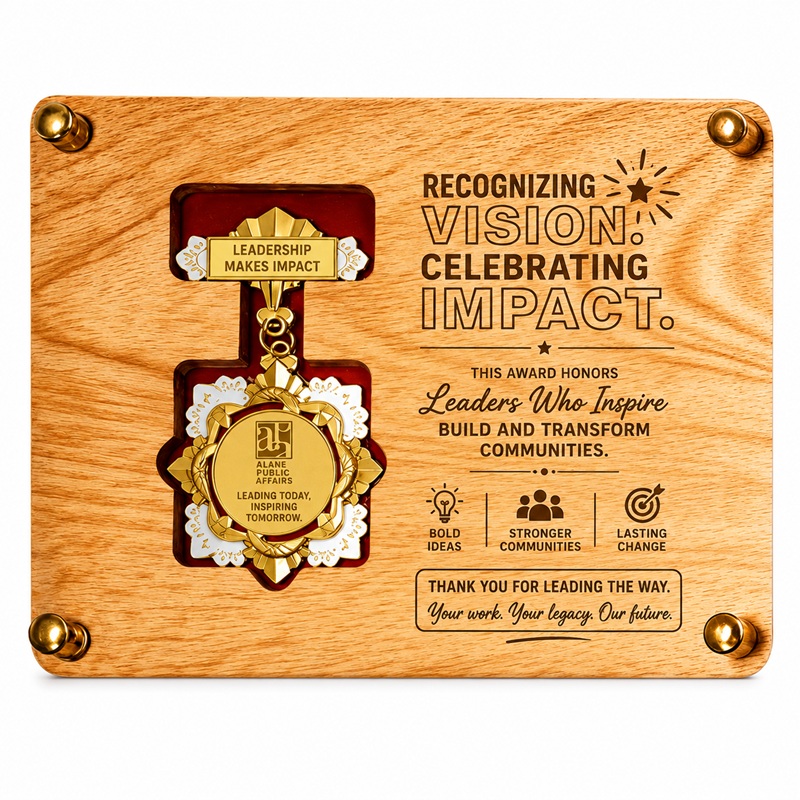 Wooden Display Badge