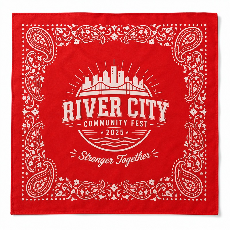 Full Color Paisley Bandanas