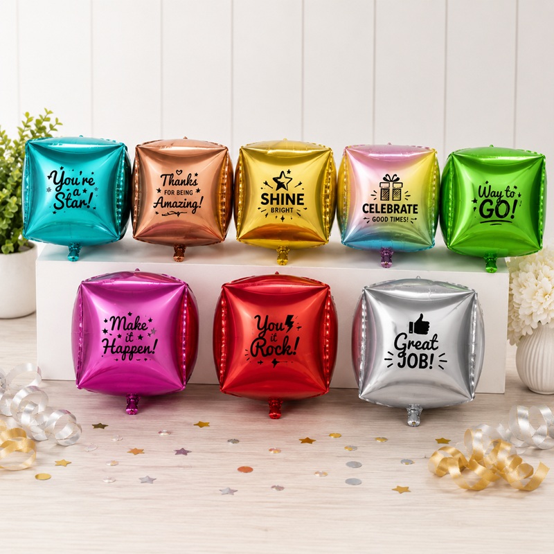 22 Inch Cube Foil Balloon