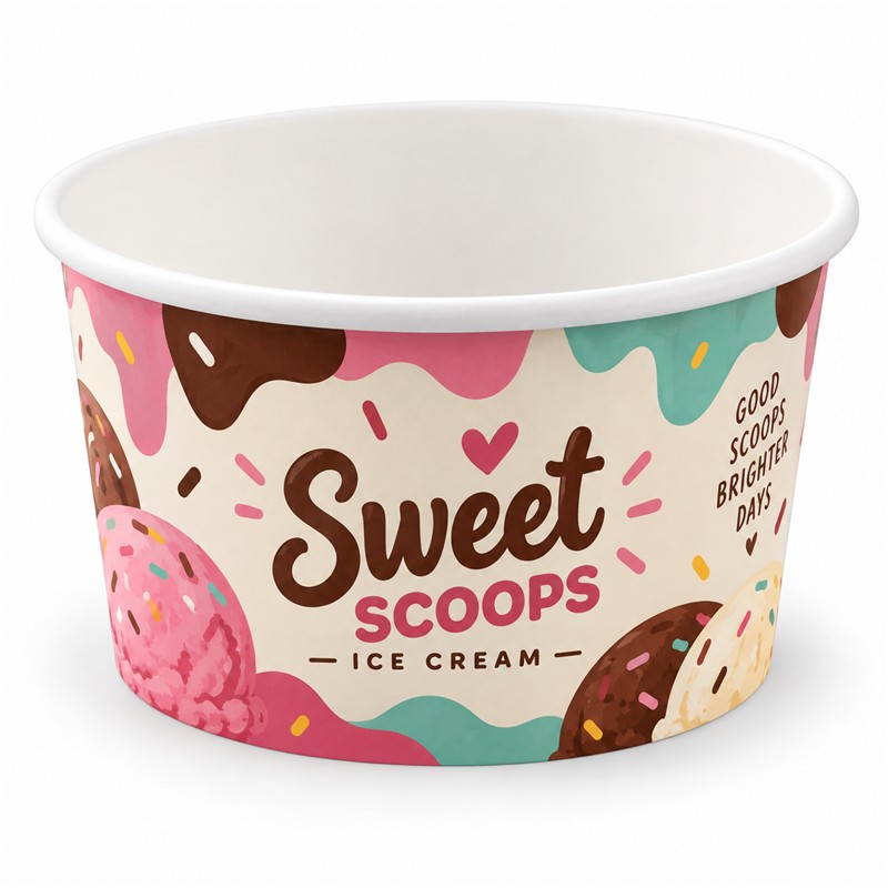 Paper Food Dessert Container