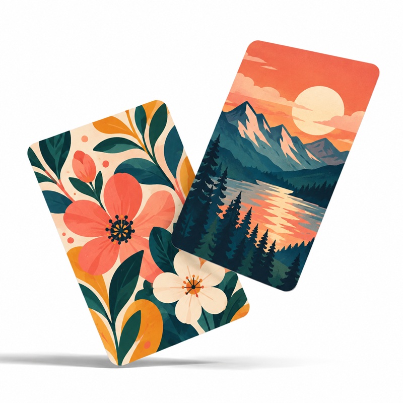 Glow Green Card