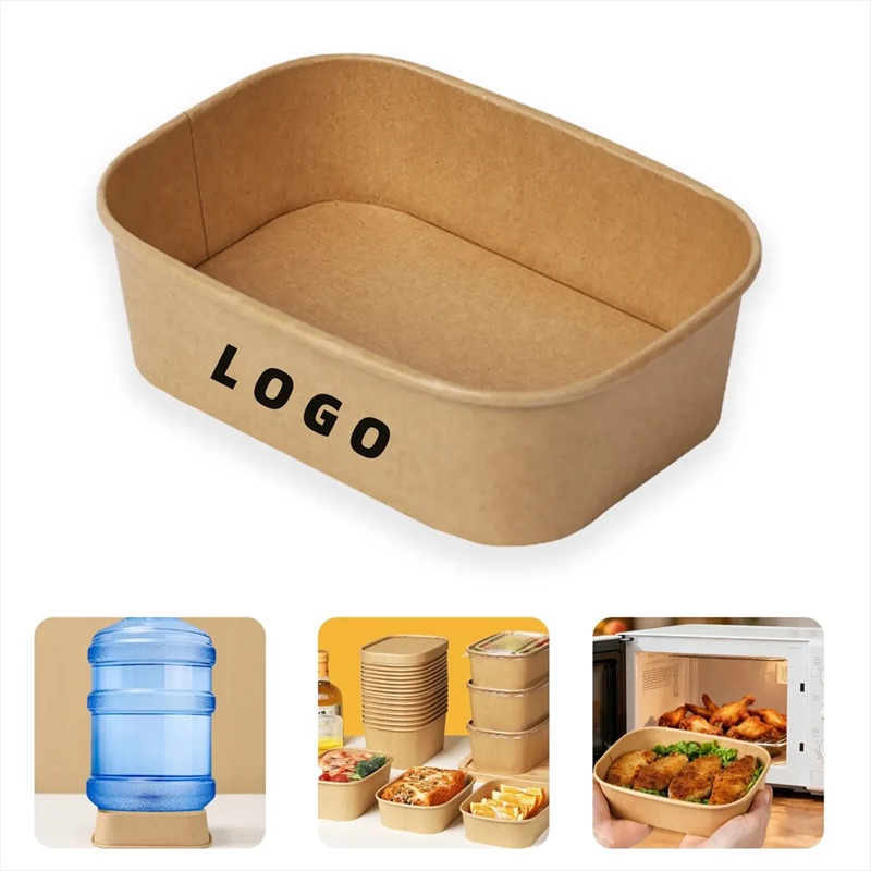 Rectangle Disposable Takeout Food Containers Bowl