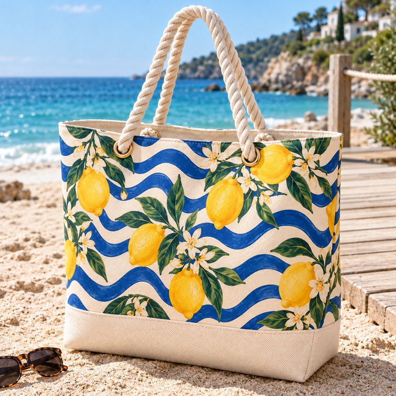 Personalized Beach Tote Bag