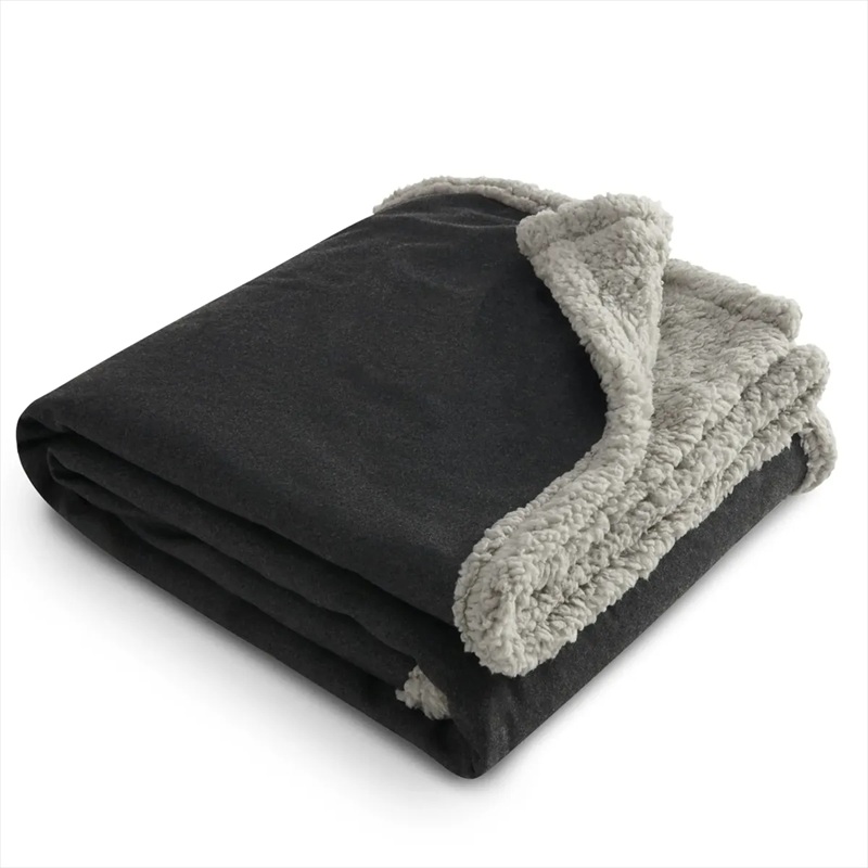 Blank Field & Co.&reg; Cable Knit Sherpa Blanket