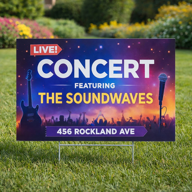 Custom 12" X 18" Yard Signs