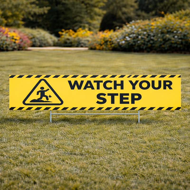 Custom 6" X 24" Yard Signs