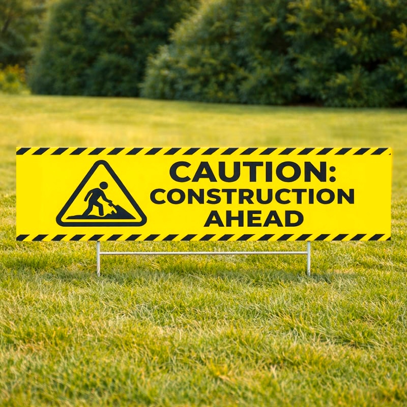 Custom 6" X 24" Yard Signs