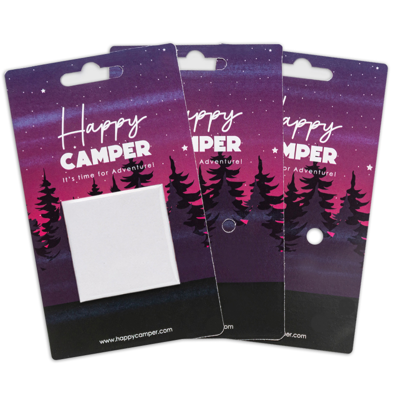 2" Square X 1 Button Packs