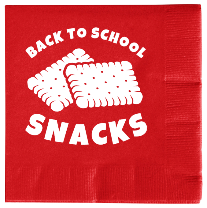 Back To School 2ply Economy Beverage Napkins Style 137660