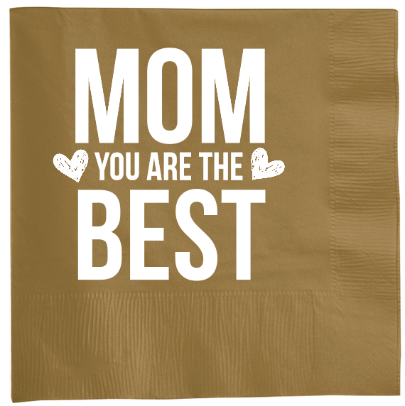 Mother Day Best Mom You Are 2ply Economy Beverage Napkins Style 105813