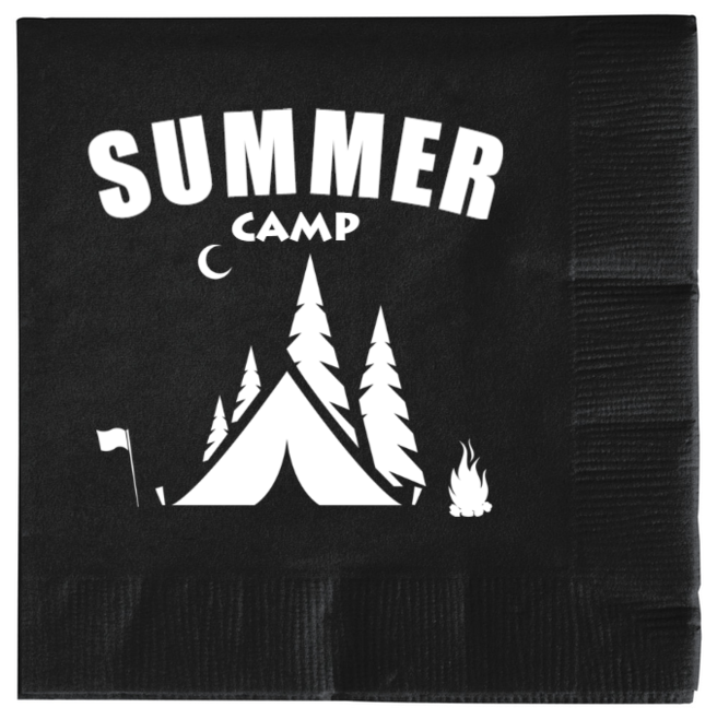 Summer Camp 2ply Economy Beverage Napkins Style 139425