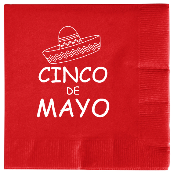 Cinco De Mayo 2ply Economy Beverage Napkins Style 105884