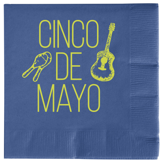 Cinco De Mayo 2ply Economy Beverage Napkins Style 105805